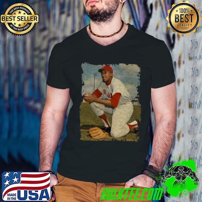 Fergie Jenkins in Philadelphia Phillies 1966 baseball player T-Shirt Guys V Neck Fergie Jenkins in Philadelphia Phillies 1966 baseball player T-Shirt Guys V Neck