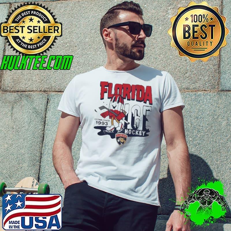 Florida Panthers Mitchell & Ness Gray Popsicle Shirt