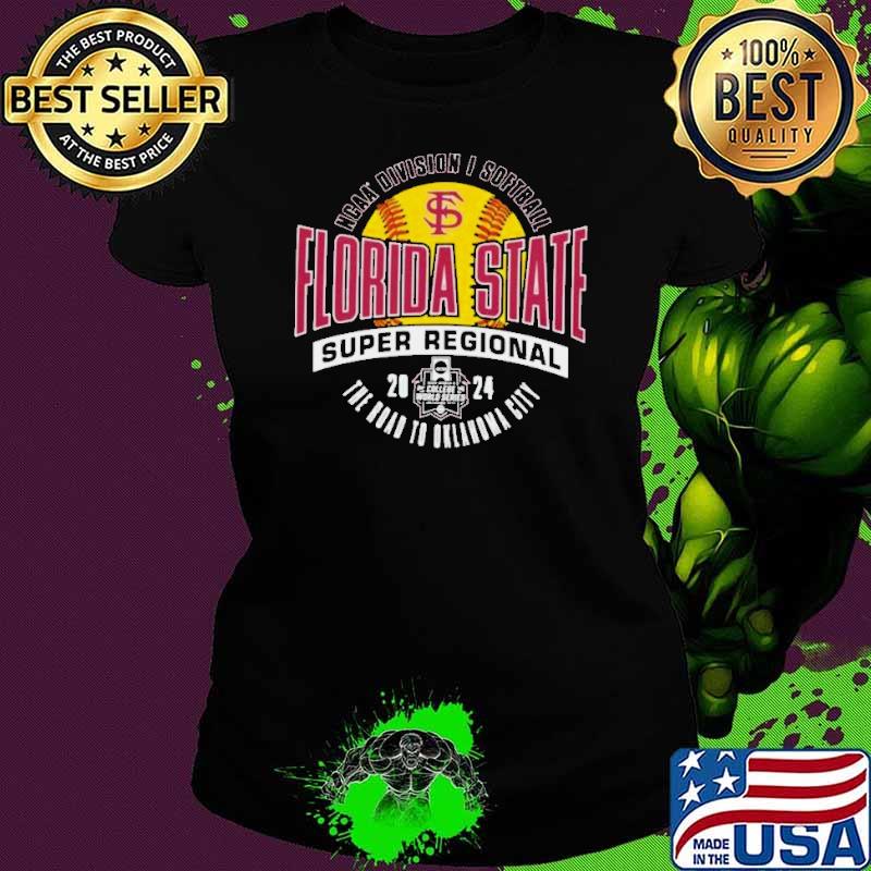 Florida State Seminoles 2024 NCAA Division I Softball Super Regional The Road To Oklahoma City Shirt