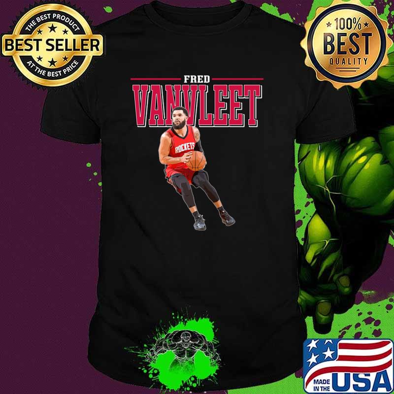 Fred VanVleet American professional basketball player for Houston Rockets T-Shirt