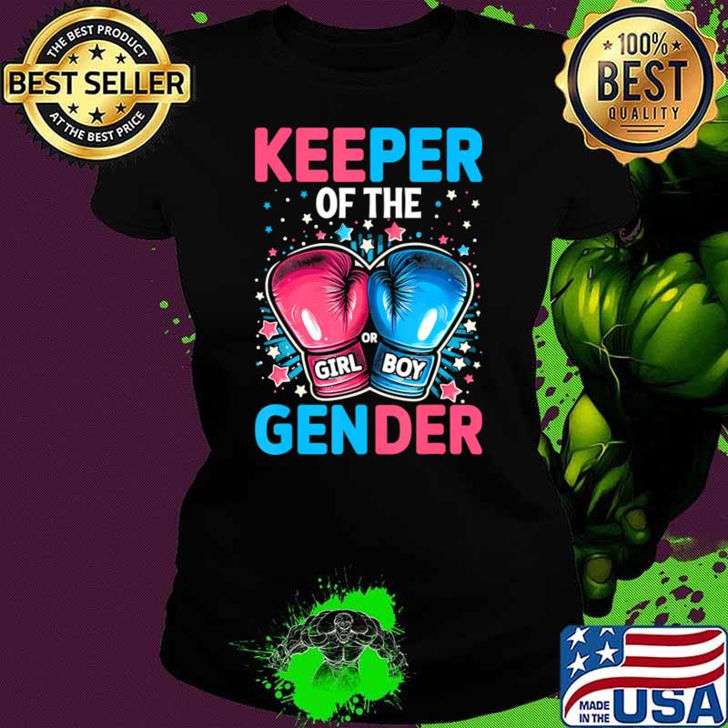 Gender Reveal Keeper Of Gender Boxing T-Shirt Gender Reveal Keeper Of Gender Boxing T-Shirt