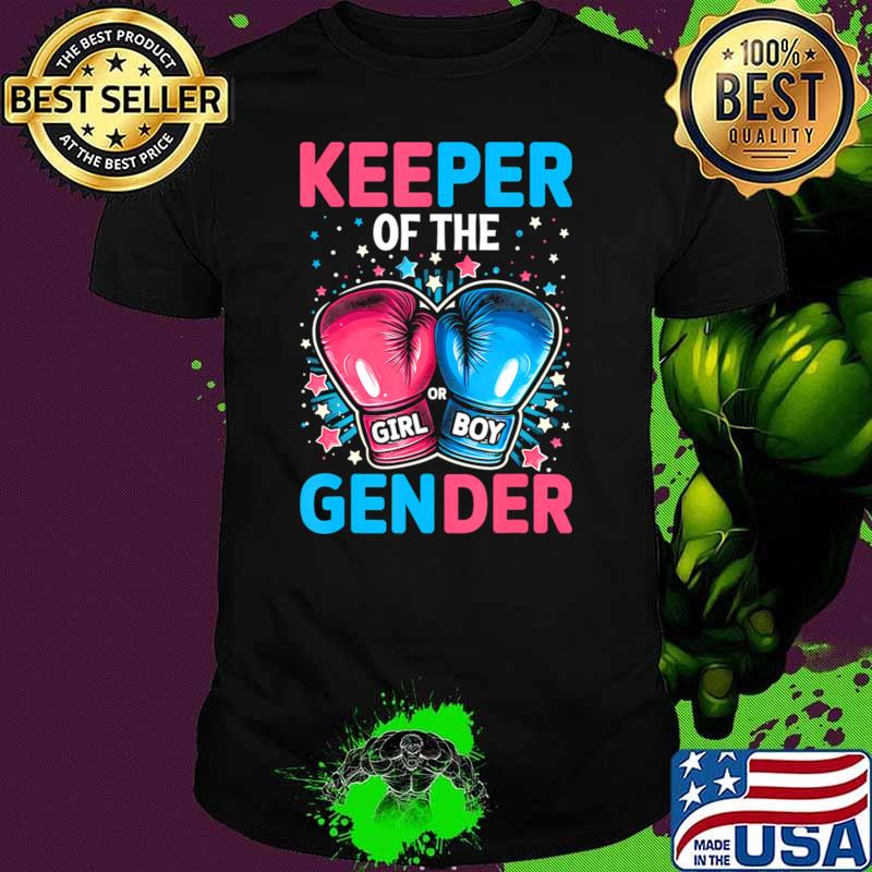 Gender Reveal Keeper Of Gender Boxing T-Shirt Unisex Gender Reveal Keeper Of Gender Boxing T-Shirt Unisex