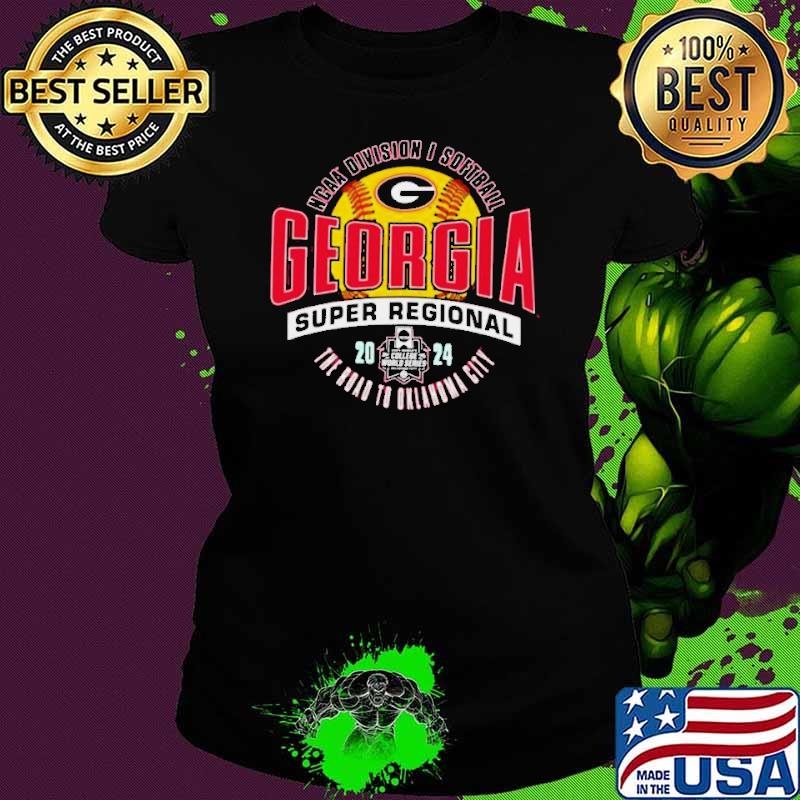 Georgia Bulldogs 2024 NCAA Division I Softball Super Regional The Road To Oklahoma City Shirt