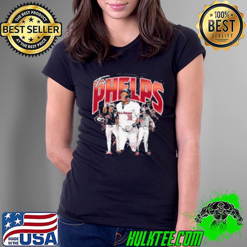 Georgia NCAA Baseball Tre Phelps Shirt Ladies Tee Georgia NCAA Baseball Tre Phelps Shirt Ladies Tee