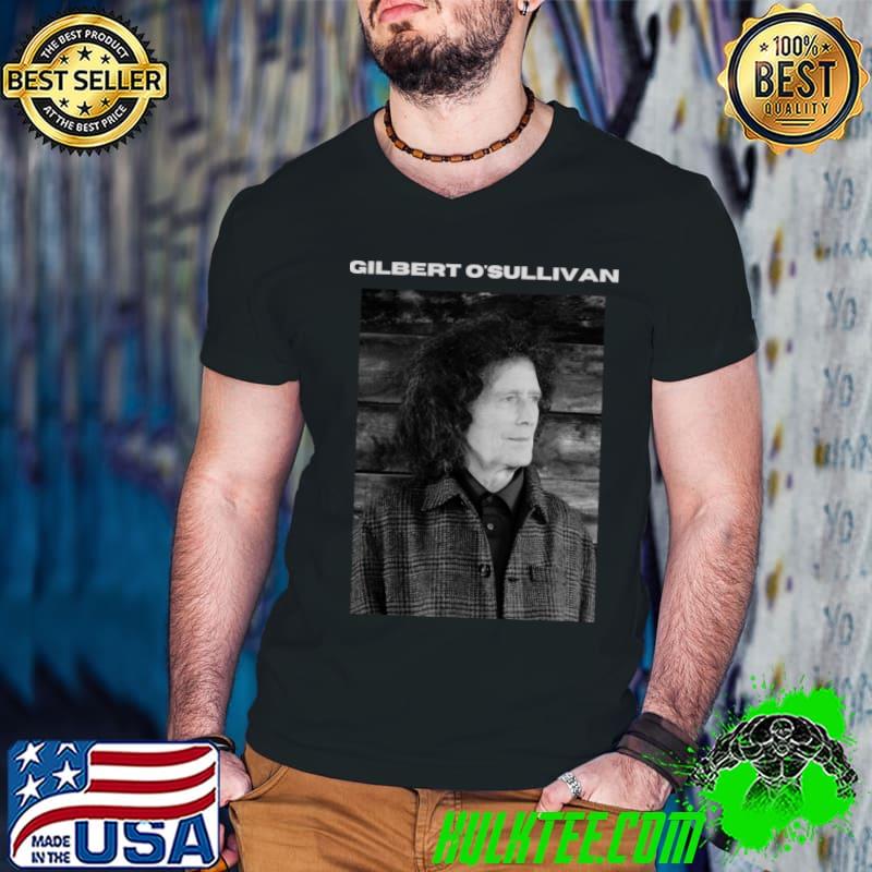 Gilbert O'Sullivan Irish singer-songwriter who achieved T-Shirt Guys V Neck Gilbert O'Sullivan Irish singer-songwriter who achieved T-Shirt Guys V Neck