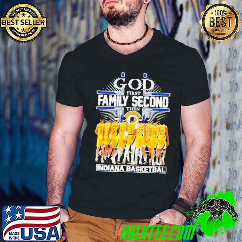 God First Family Second Then Indiana Pacers 2024 Eastern Conference Finals Signatures Shirt