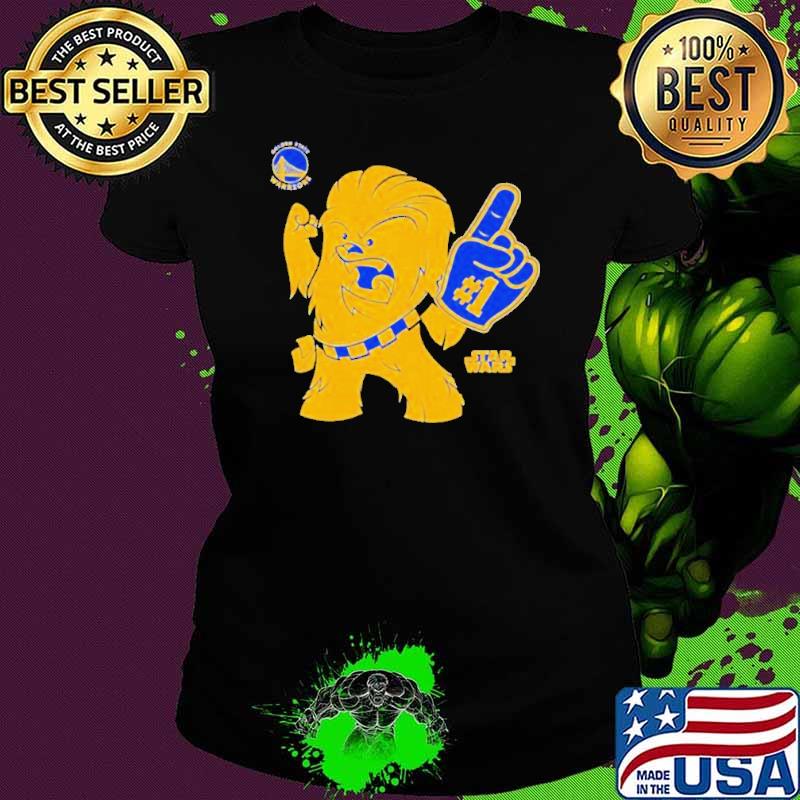 Golden State Warriors Star Wars Chewie #1 Fan Shirt Ladies tee Golden State Warriors Star Wars Chewie #1 Fan Shirt Ladies tee