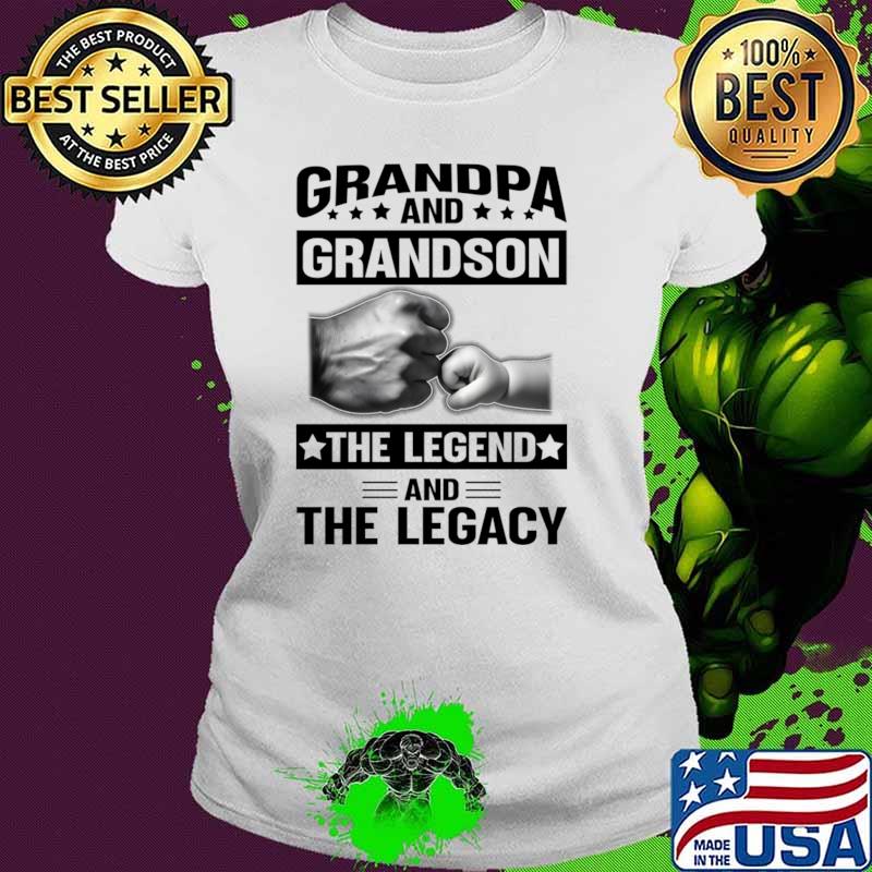 Grandpa and grandson the legend and the legacy stars T-Shirt