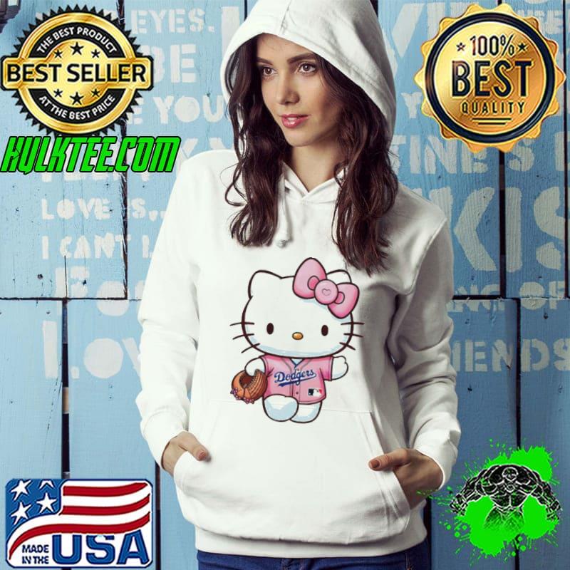 Groovy Kitty Dodger Baseball s Hoodie Groovy Kitty Dodger Baseball s Hoodie