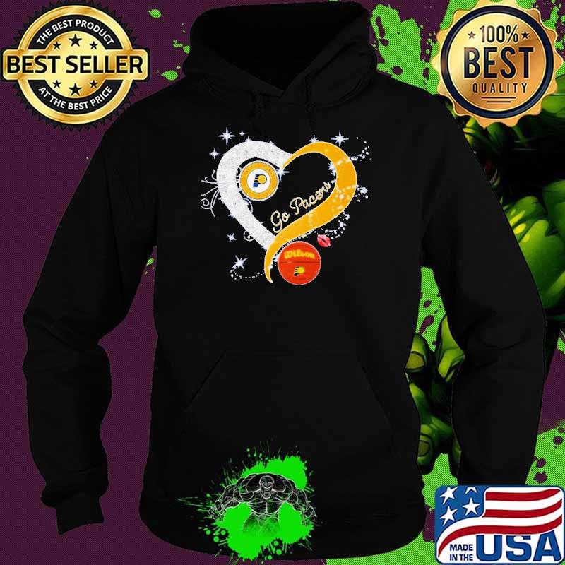 Heart Indiana Pacers Basketball Go Pacers 2024 Shirt Hoodie Heart Indiana Pacers Basketball Go Pacers 2024 Shirt Hoodie