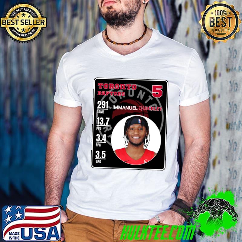 Immanuel Quickley American professional basketball player for Toronto Raptors T-Shirt