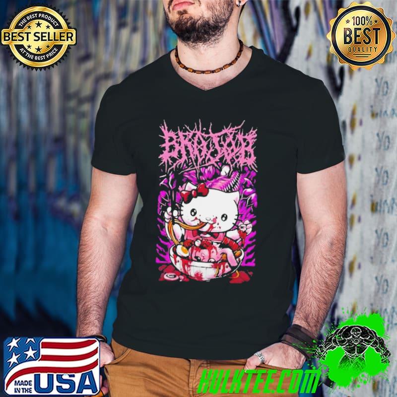 Indie Hello Kitty Brojob Ramen Deathcore Bundle s Guys V Neck Indie Hello Kitty Brojob Ramen Deathcore Bundle s Guys V Neck