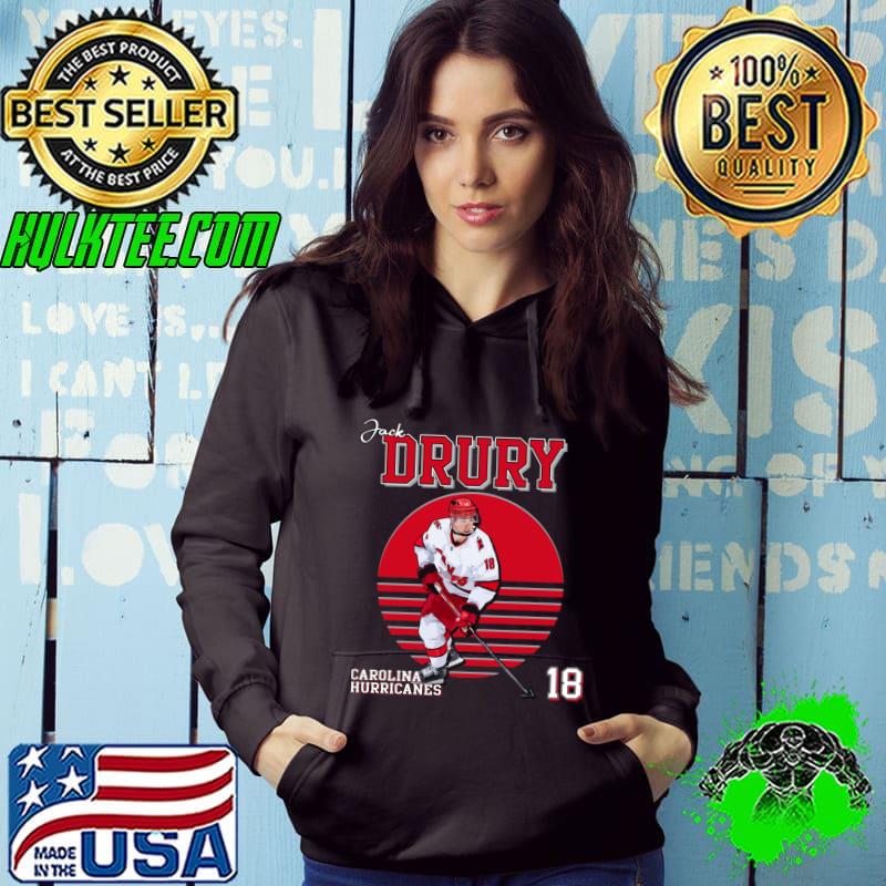 Jack Drury American professional ice hockey center Carolina Hurricanes T-Shirt