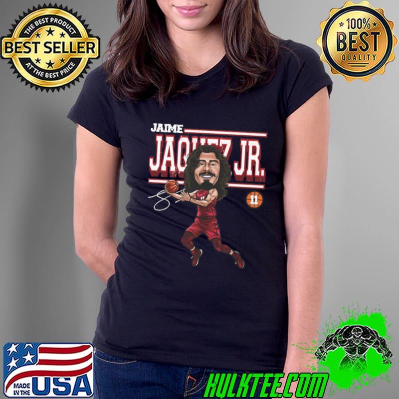 Jaime Jaquez Jr. Miami Cartoon Mexican-American professional basketball T-Shirt
