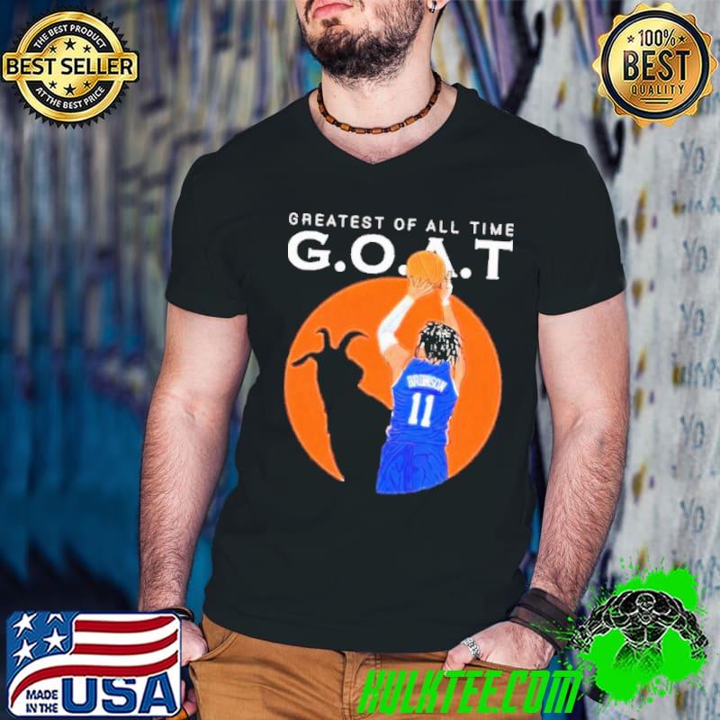 Jalen Brunson Greatest Of All Time G.O.A.T Shirt Guys V Neck Jalen Brunson Greatest Of All Time G.O.A.T Shirt Guys V Neck