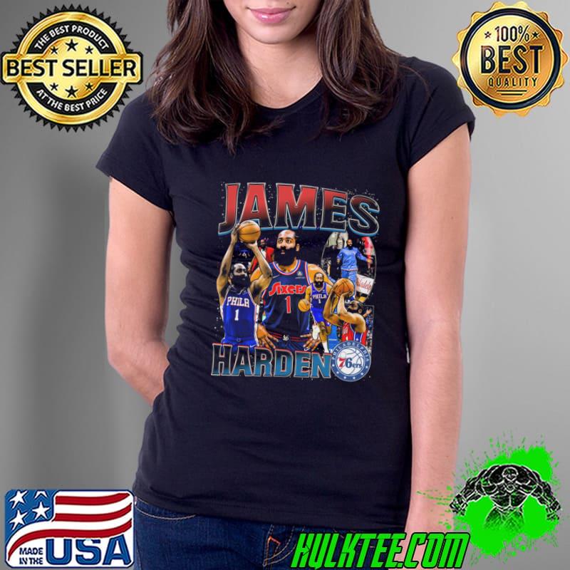 James Harden American professional basketball player Retro Bootleg T-Shirt