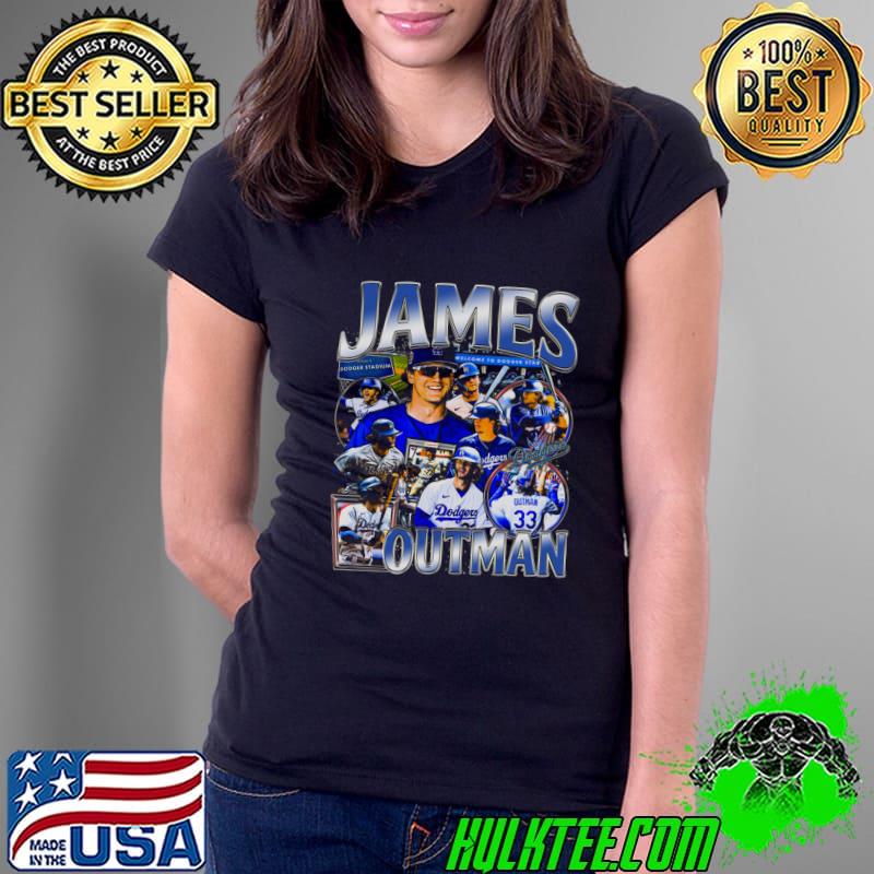 James Outman American professional baseball center fielder Vintage Bootleg T-Shirt