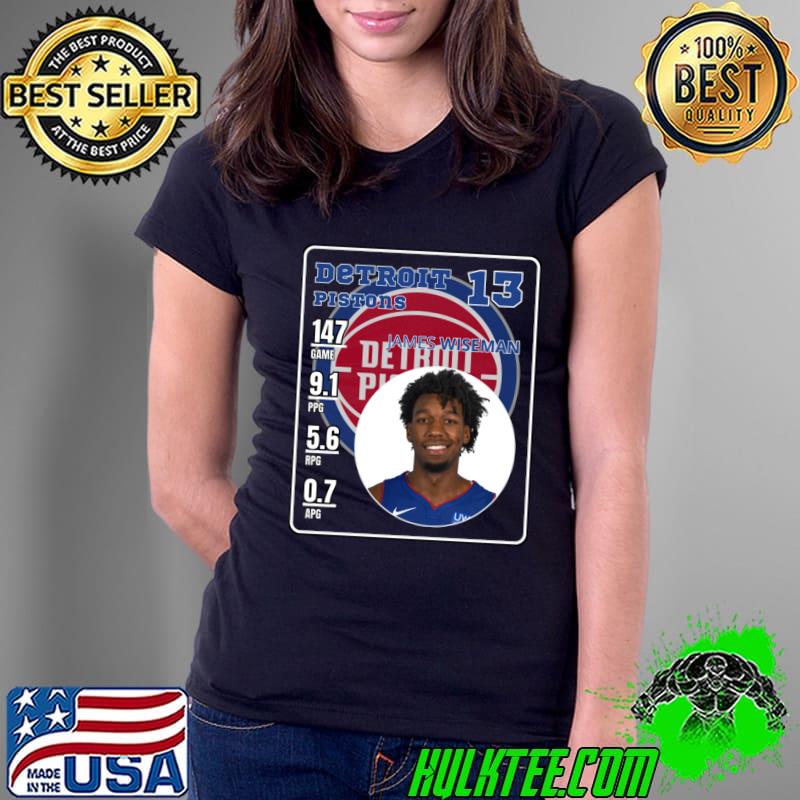 James Wiseman American professional basketball player Detroit Pistons T-Shirt
