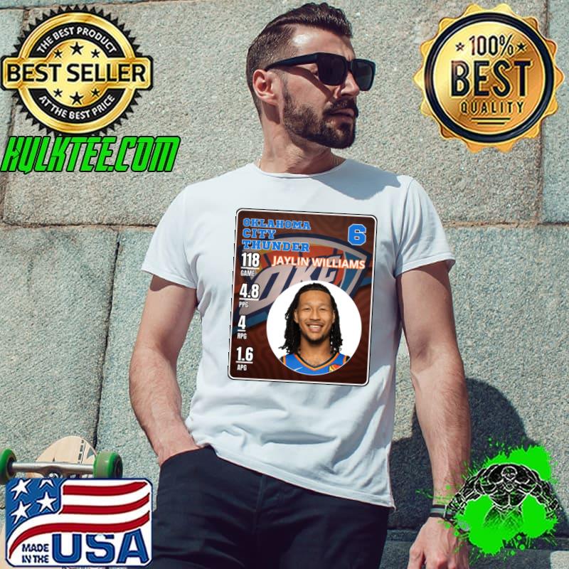 Jaylin Williams American professional basketball Oklahoma City Thunder T-Shirt Jaylin Williams American professional basketball Oklahoma City Thunder T-Shirt