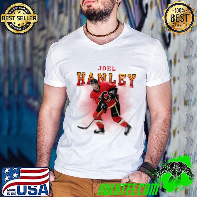 Joel Hanley Canadian professional ice hockey defenceman for the Calgary Flames T-Shirt Guys V Neck Joel Hanley Canadian professional ice hockey defenceman for the Calgary Flames T-Shirt Guys V Neck