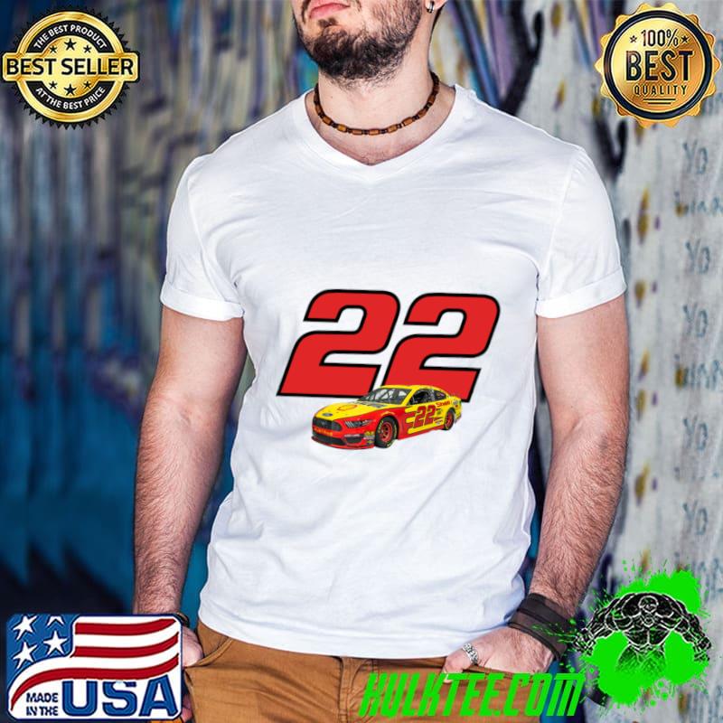 Joey Logano American professional stock car racing driver T-Shir Guys V Neck Joey Logano American professional stock car racing driver T-Shir Guys V Neck