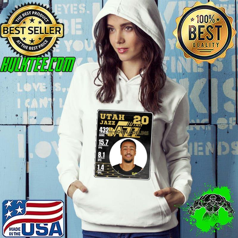 John Collins American professional basketball player for Utah Jazz T-Shirt Hoodie John Collins American professional basketball player for Utah Jazz T-Shirt Hoodie