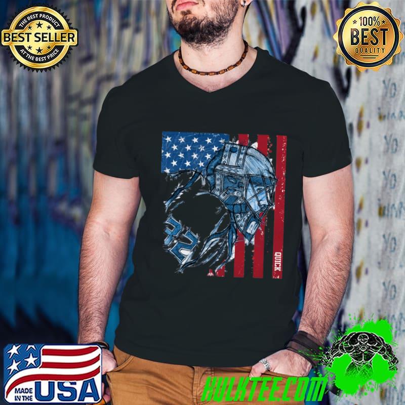 Jonathan Quick Los Angles Sketch American Flag T-Shirt Jonathan Quick Los Angles Sketch American Flag T-Shirt