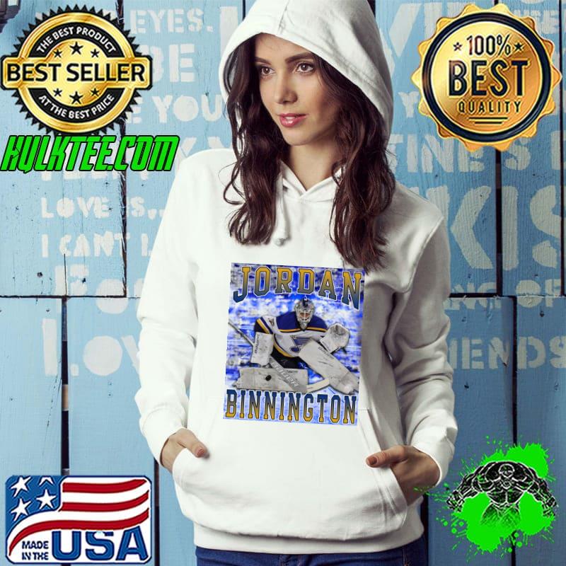 Jordan Binnington Canadian professional ice hockey goaltender for the St. Louis Blues T-Shirt