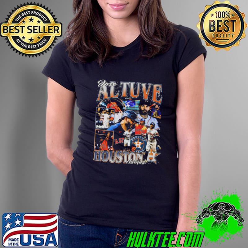 Jose Altuve Venezuelan professional baseball second baseman Vintage Bootleg T-Shirt