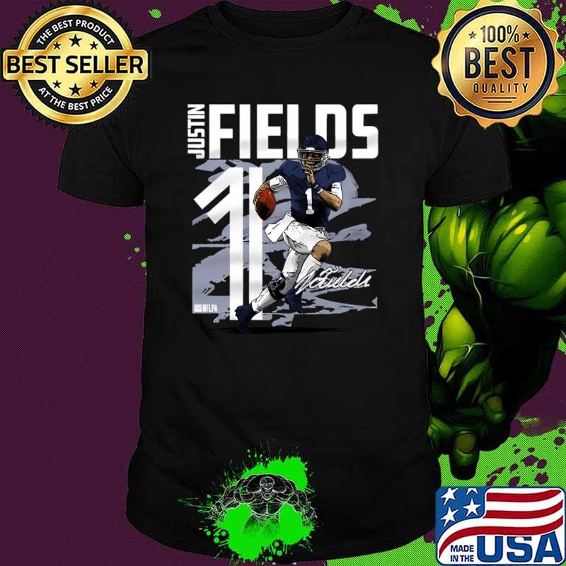 Justin Fields Run American football quarterback for the Pittsburgh Steelers T-Shirt