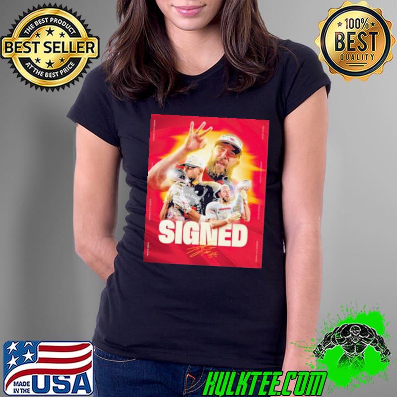 Kansas City Chiefs Travis Kelce Signed The Greatest Tight End Ever To A New Contract s Ladies Tee Kansas City Chiefs Travis Kelce Signed The Greatest Tight End Ever To A New Contract s Ladies Tee