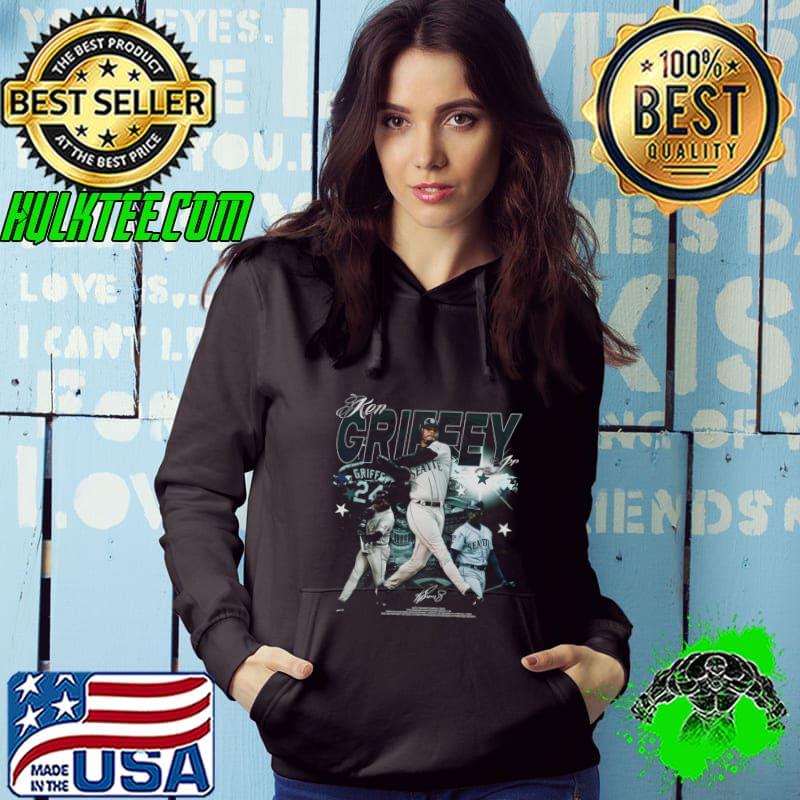 Ken Griffey Jr. American former professional baseball outfielder Vintage Collage T-Shirt Hoodie Ken Griffey Jr. American former professional baseball outfielder Vintage Collage T-Shirt Hoodie