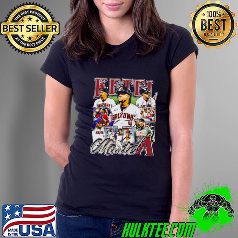 Ketel Marte Vintage Dominican professional baseball second baseman T-Shirt