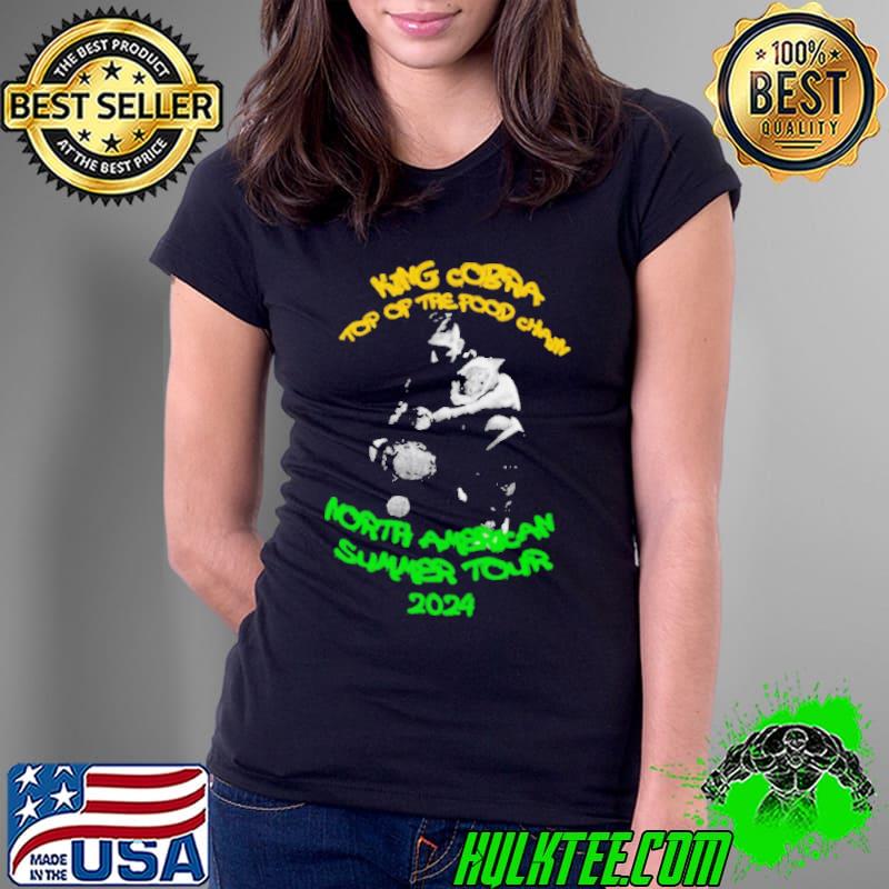 King Cobra top op the pood chain north American summer tour 2024 shirt