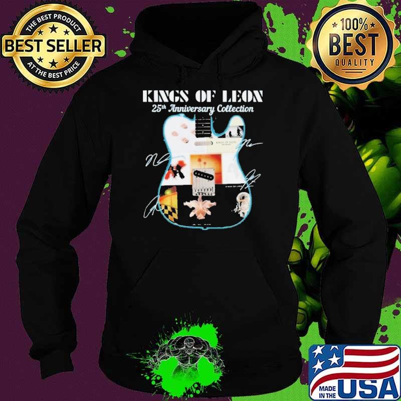 King Of Leon 25th Anniversary Collection Fan Love Signatures Shirt Hoodie King Of Leon 25th Anniversary Collection Fan Love Signatures Shirt Hoodie