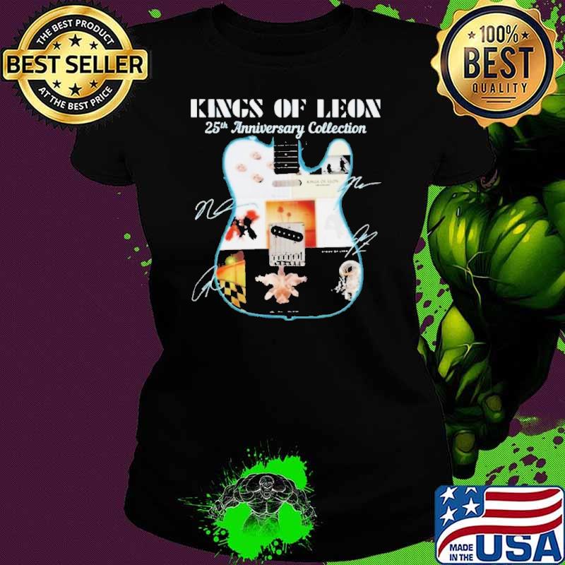 King Of Leon 25th Anniversary Collection Fan Love Signatures Shirt