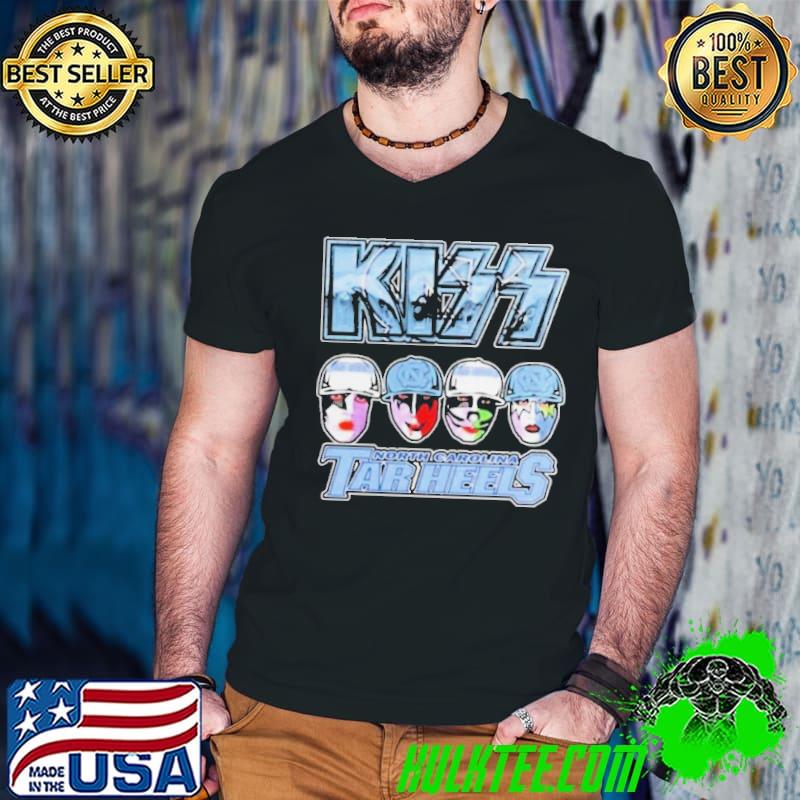 Kiss V1 North Carolina Tar Heels shirt
