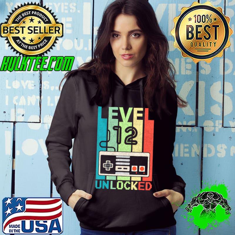Level 12 Video 12th Birthday Retro T-Shirt