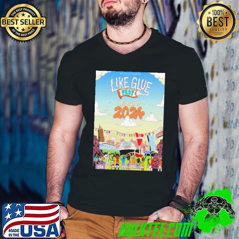 Like Glue Fest Atlanta International Music Festival On August 17 2024 Shirt Guys V Neck Like Glue Fest Atlanta International Music Festival On August 17 2024 Shirt Guys V Neck