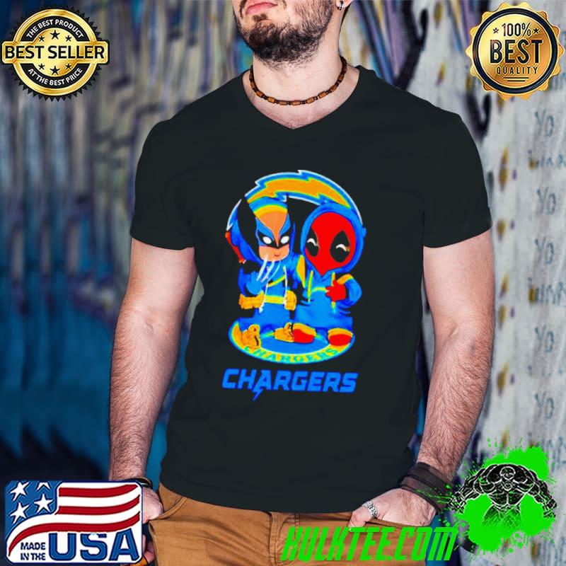 Los Angeles Chargers Marvel Wolverine and Deadpool True friends shirt