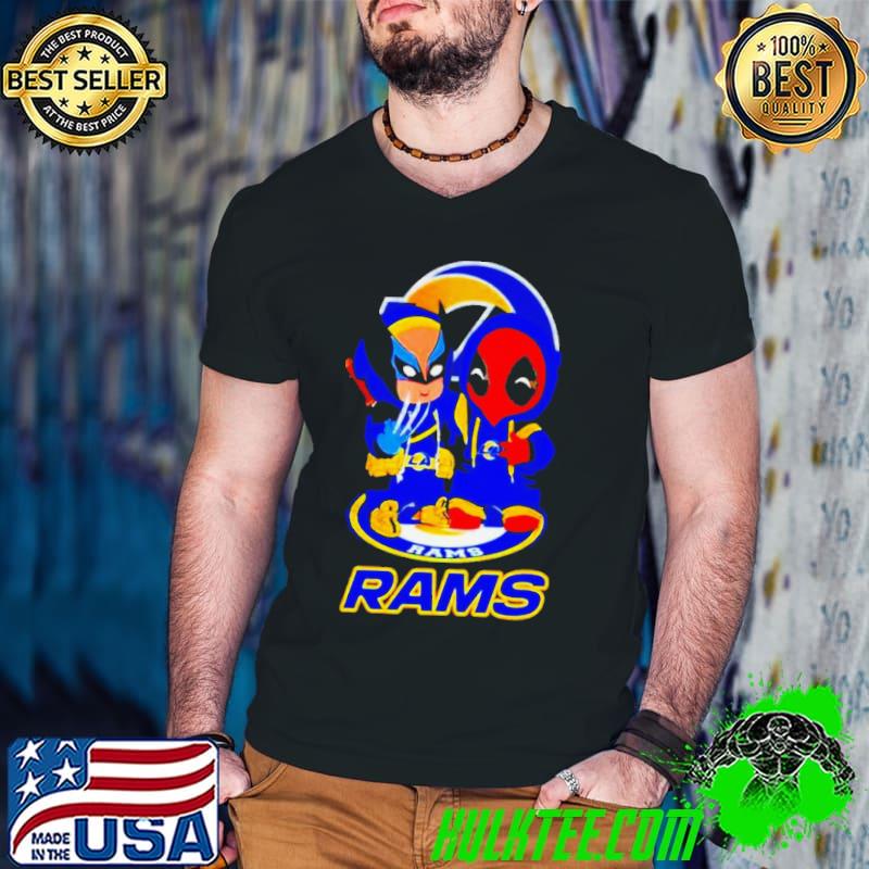 Los Angeles Rams Marvel Wolverine and Deadpool True friends shirt