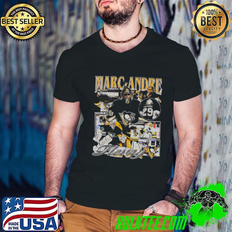 Marc-Andre Fleury Vintage Bootleg Canadian professional ice hockey goaltender T-Shirt