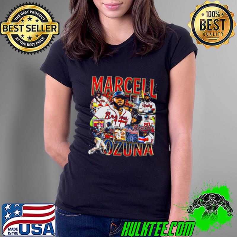 Marcell Ozuna Vintage Dominican professional baseball outfielder T-Shirt