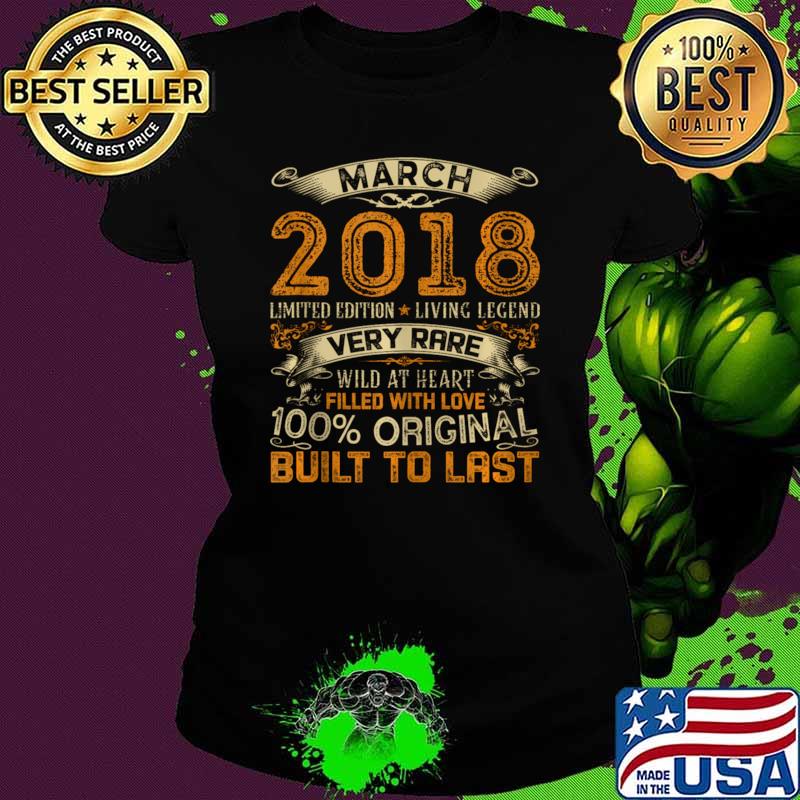 March 2018 Limited Edition Very Rare 6 Year Old 6Th Birthday Decoration T-Shirt