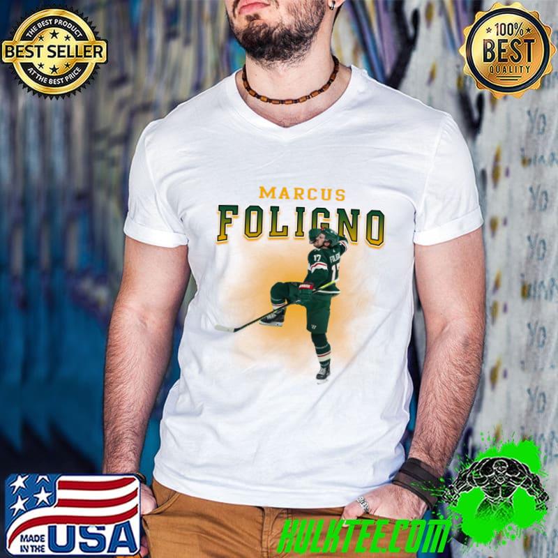 Marcus Foligno Canadian professional ice hockey winger and alternate captain for the Minnesota Wild T-Shirt Guys V Neck Marcus Foligno Canadian professional ice hockey winger and alternate captain for the Minnesota Wild T-Shirt Guys V Neck
