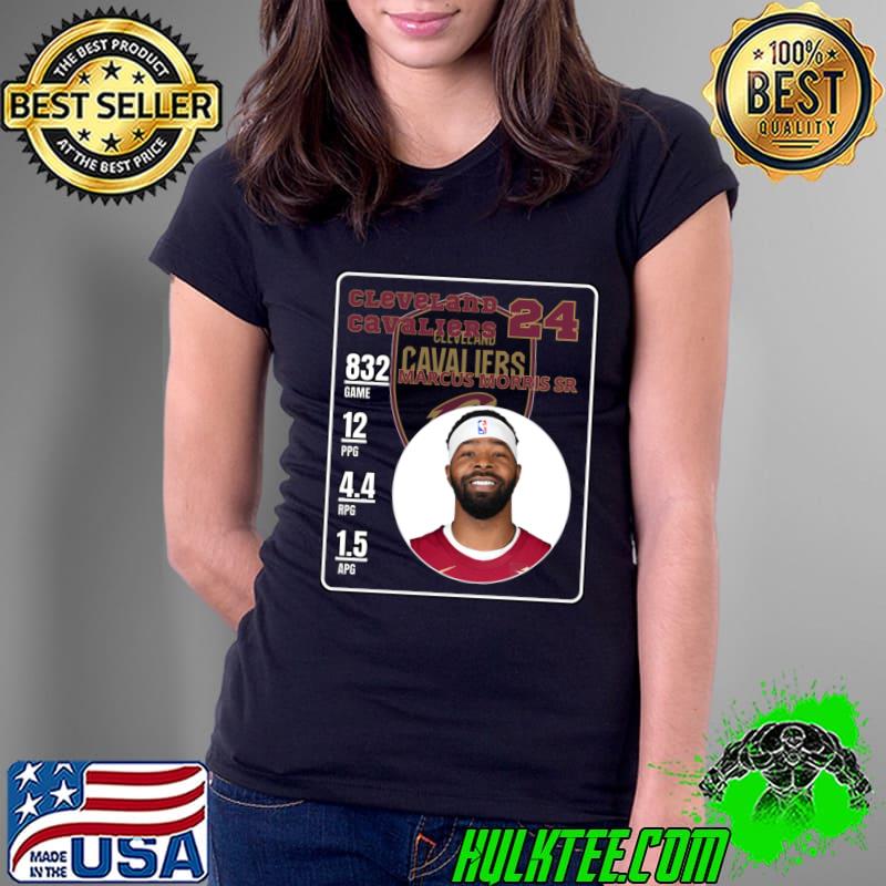 Marcus Morris Sr American professional basketball player for the Cleveland Cavaliers T-Shirt Ladies Tee Marcus Morris Sr American professional basketball player for the Cleveland Cavaliers T-Shirt Ladies Tee