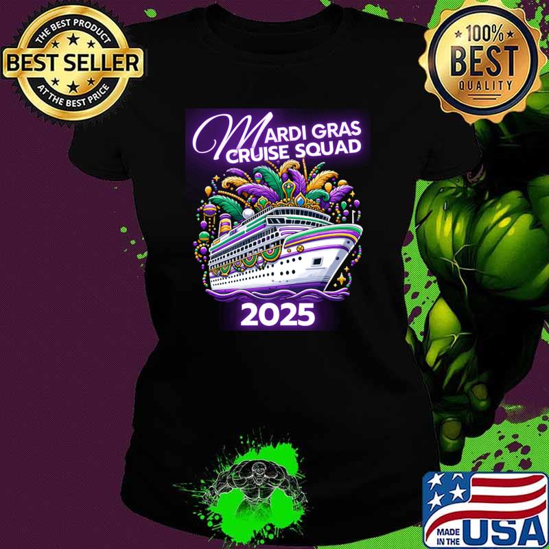 Mardi Gras Cruise Squad New Orleans Family Matching Trip 2025 T-Shirt