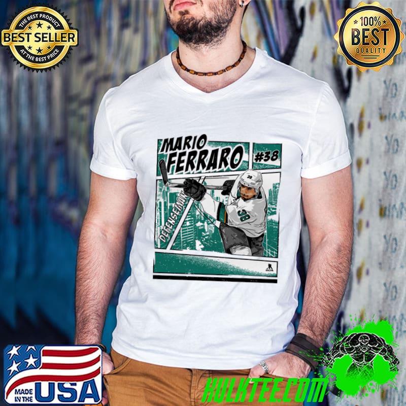 Mario Ferraro Canadian professional ice hockey defenceman San Jose Comic T-Shirt