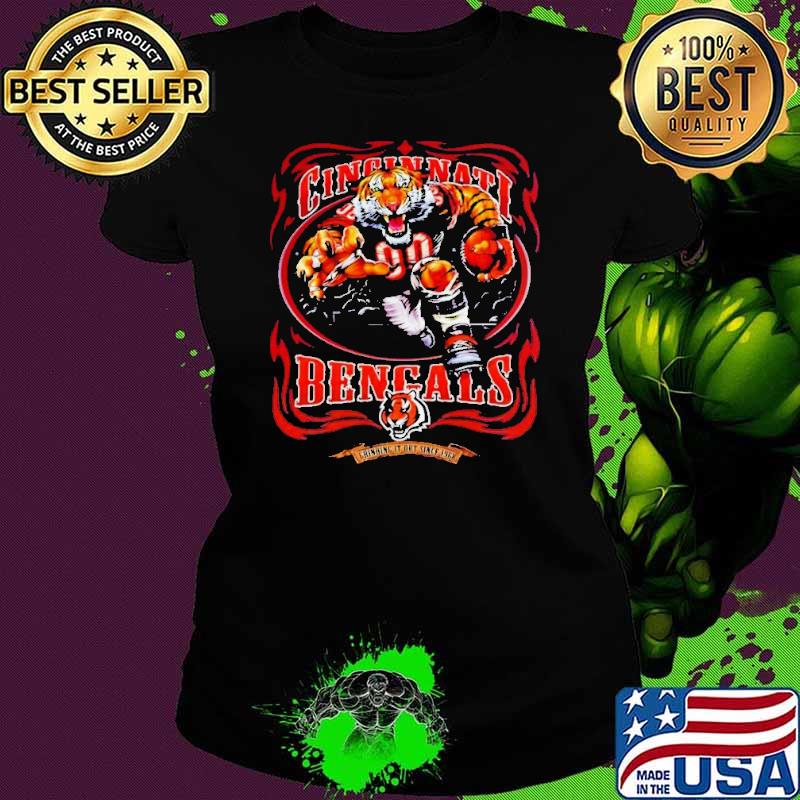 Mascot Cincinnati Bengals Grinding It Out Since 1968 Shirt Ladies tee Mascot Cincinnati Bengals Grinding It Out Since 1968 Shirt Ladies tee