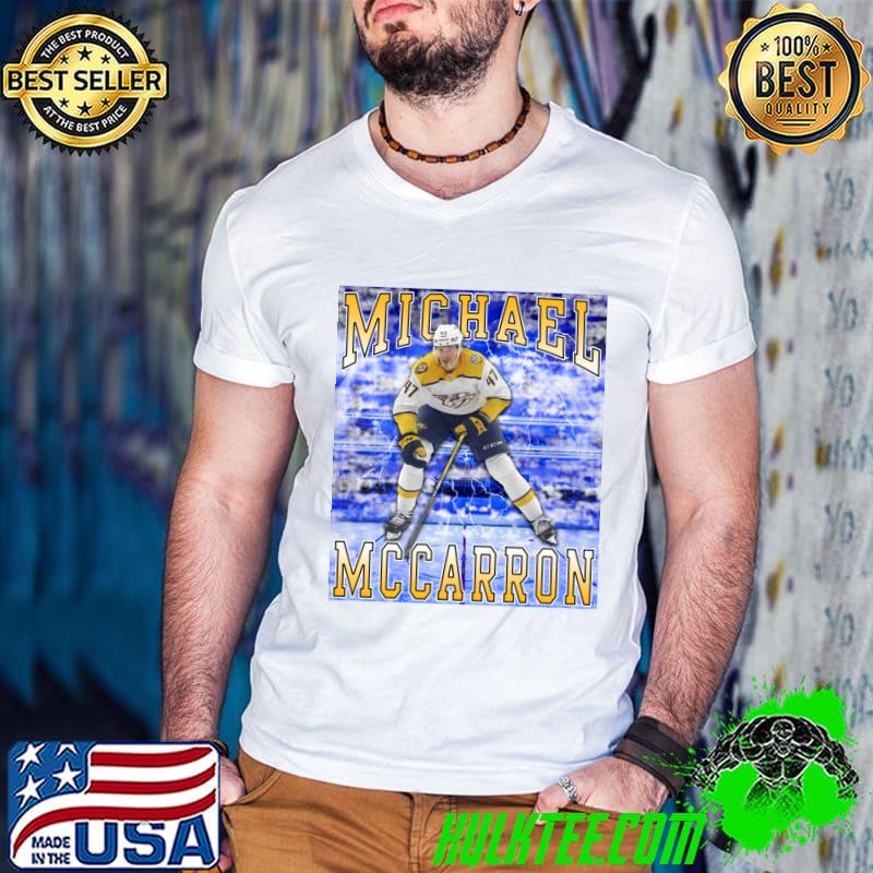 Michael McCarron American professional ice hockey player T-Shirt Guys V Neck Michael McCarron American professional ice hockey player T-Shirt Guys V Neck